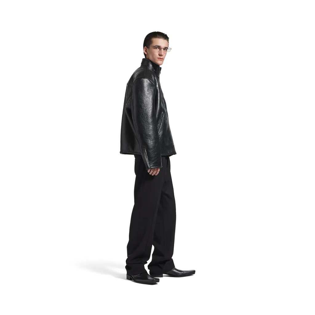 Shearling Zip-Up Jacket