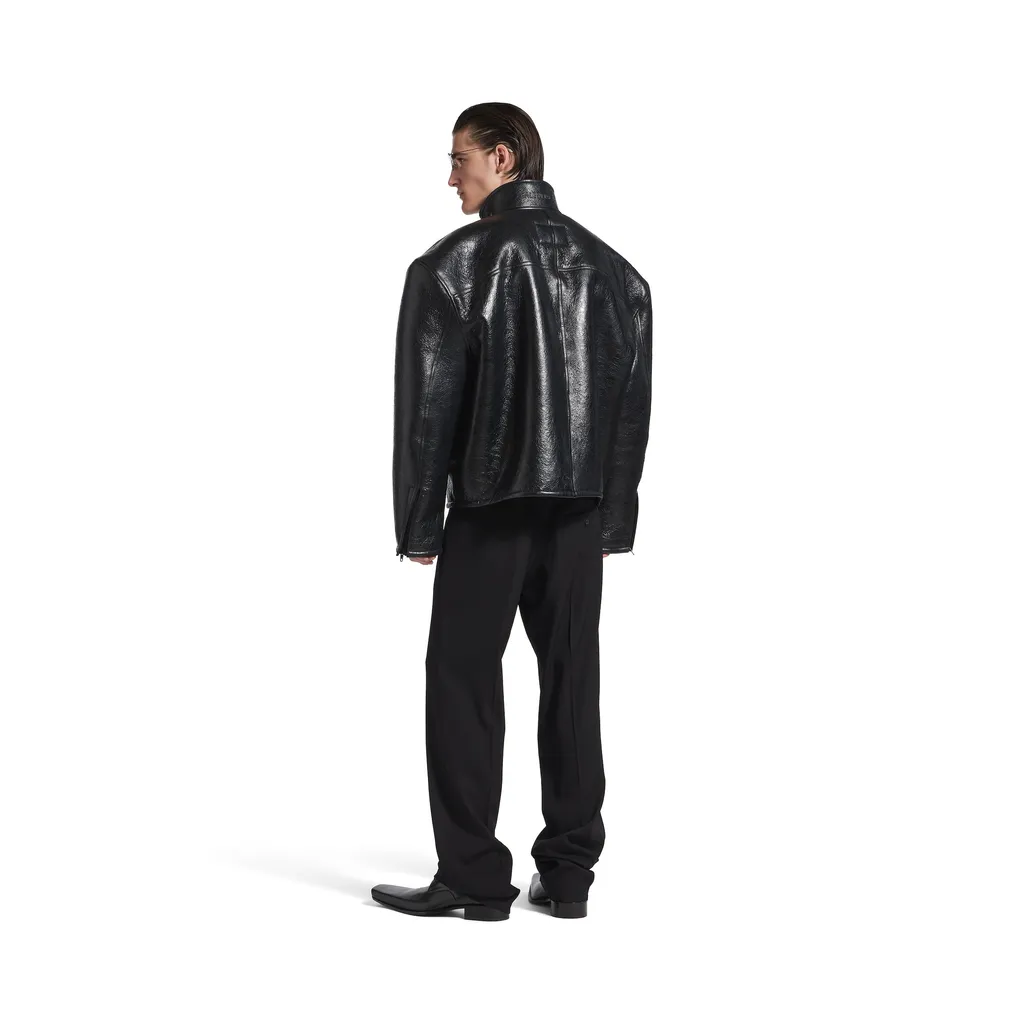 Shearling Zip-Up Jacket