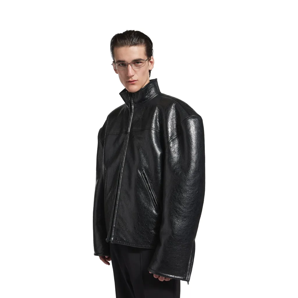 Shearling Zip-Up Jacket