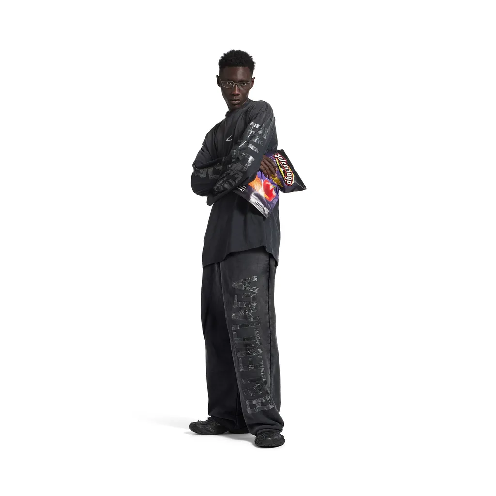 Tape Baggy Pants