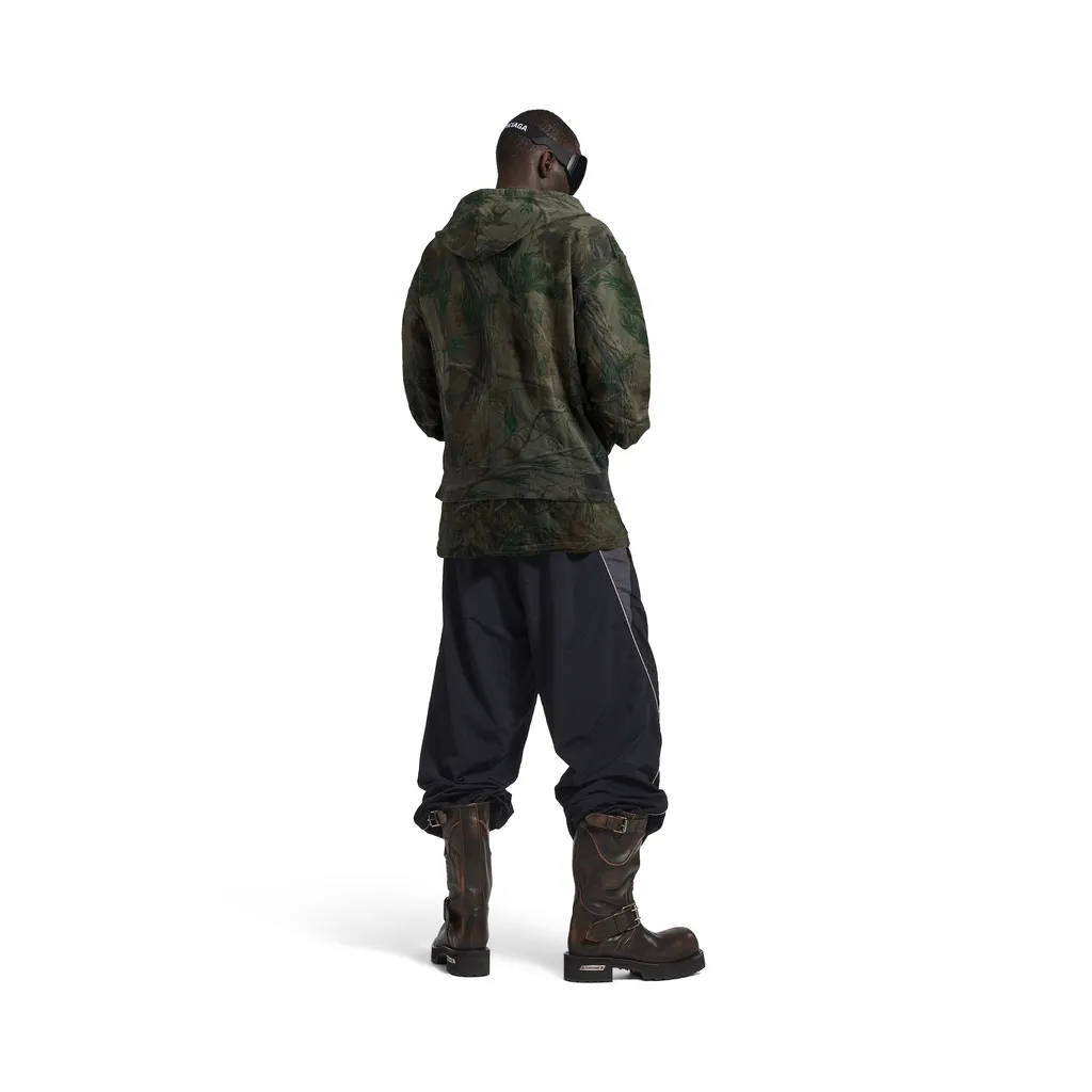 Diamond B Oversized Zip-Up Hoodie