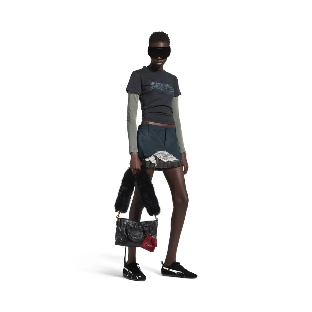 Patched Cargo Skirt