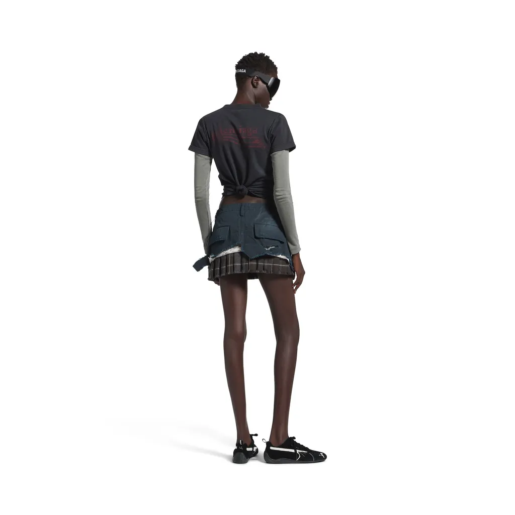 Patched Cargo Skirt