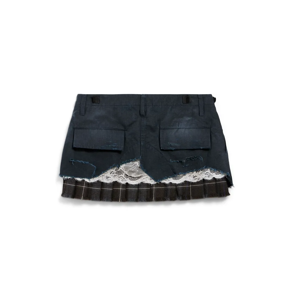 Patched Cargo Skirt