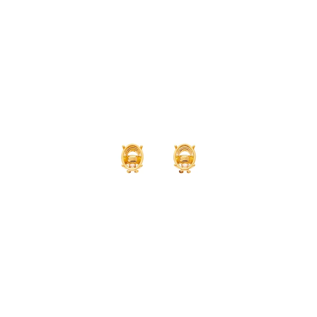 Frame Oval Earrings