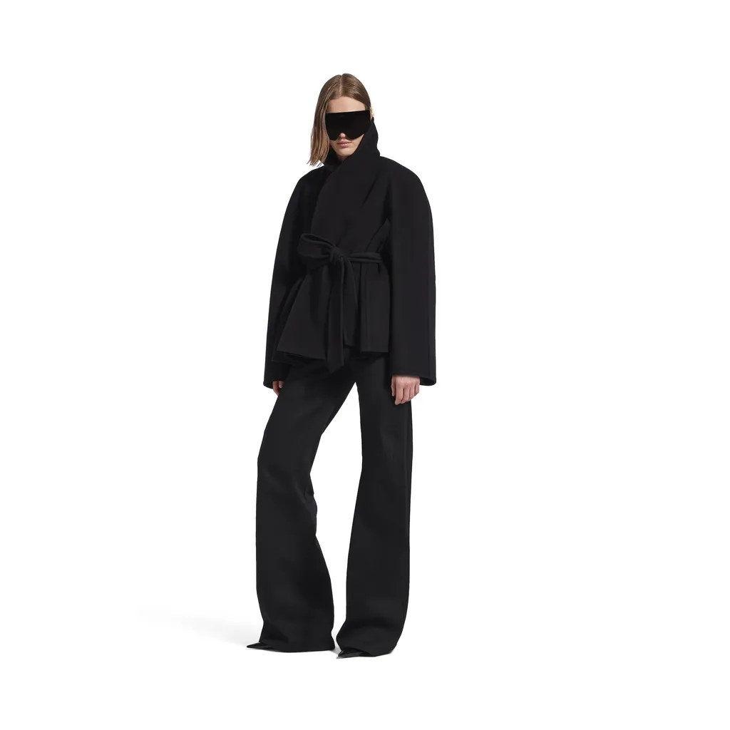 Short Wrap Coat