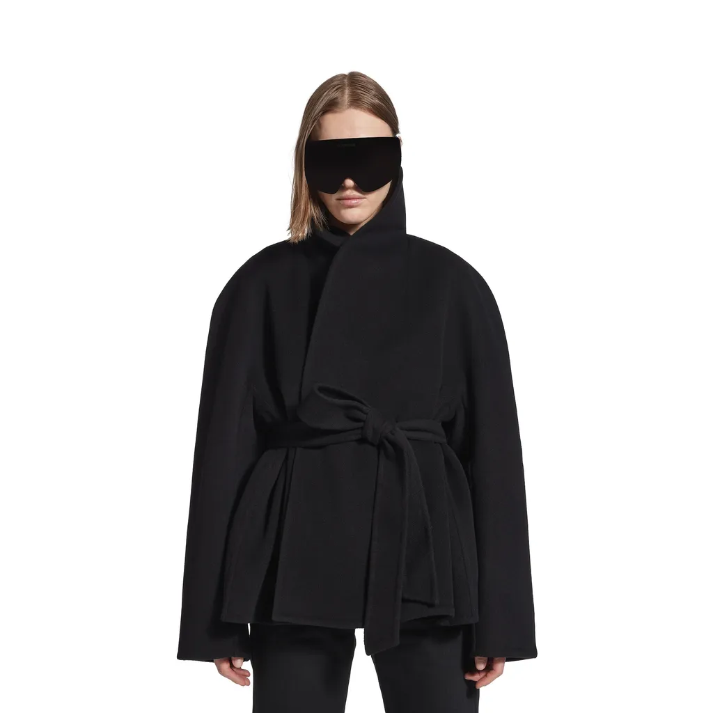 Short Wrap Coat