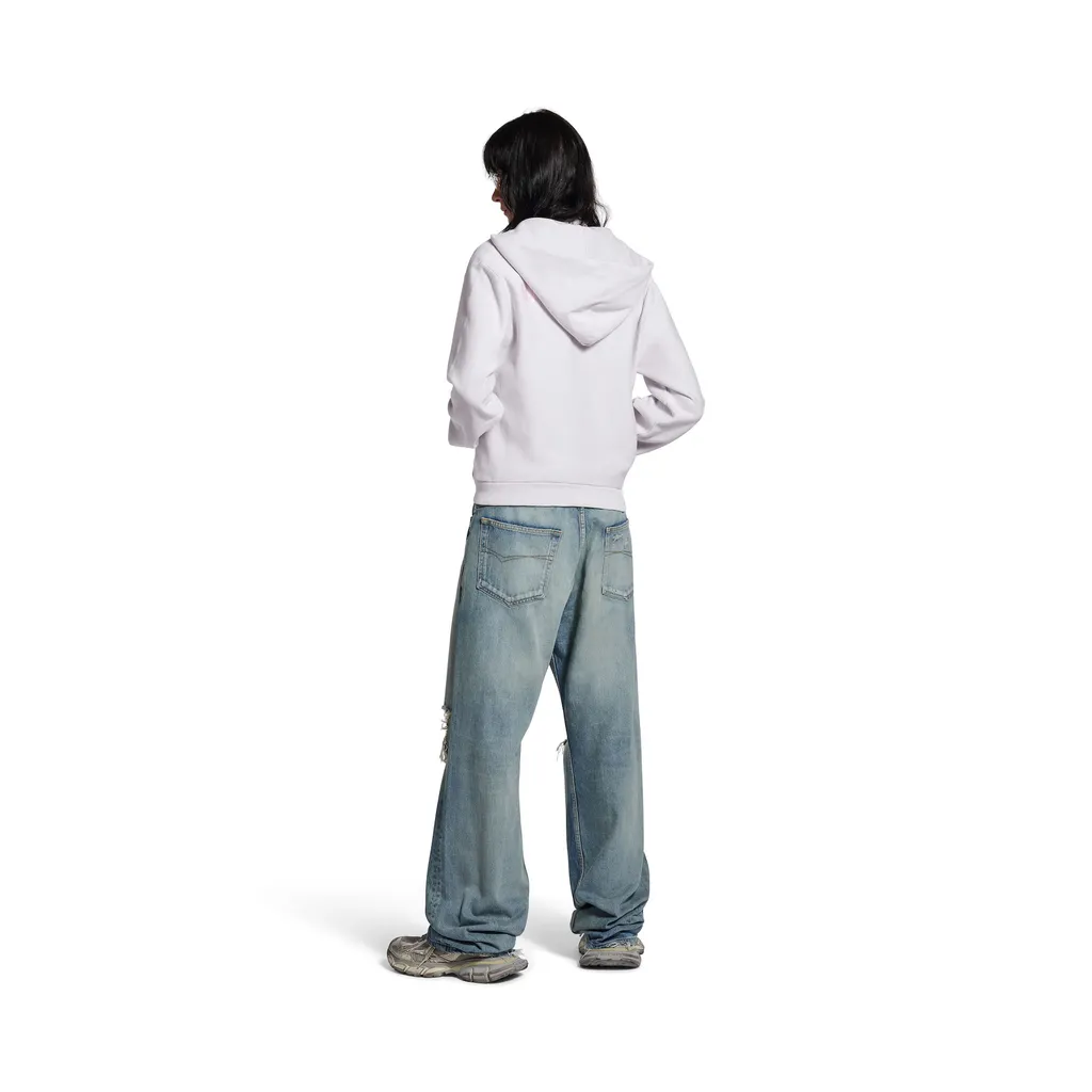 Back Zip-Up Hoodie Regular Fit