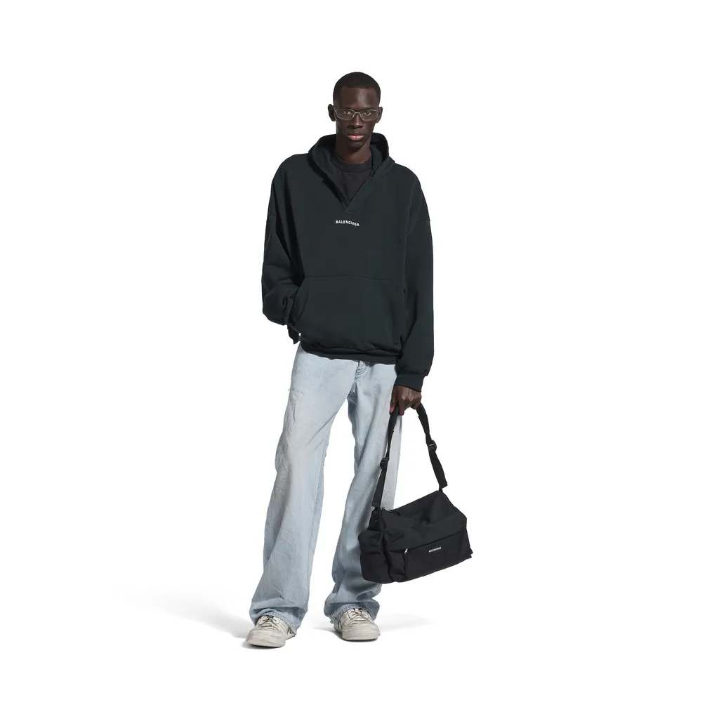 Back Polo Hoodie