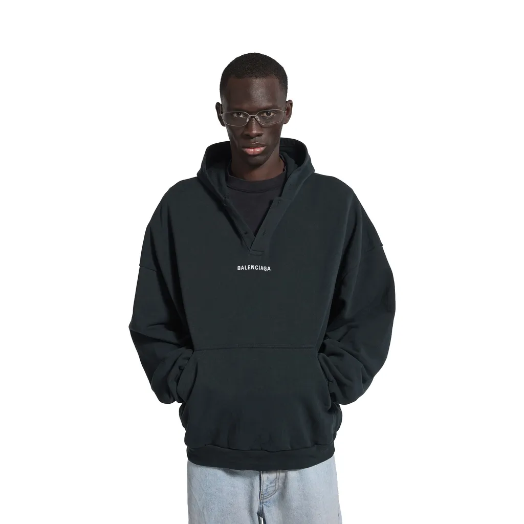 Back Polo Hoodie