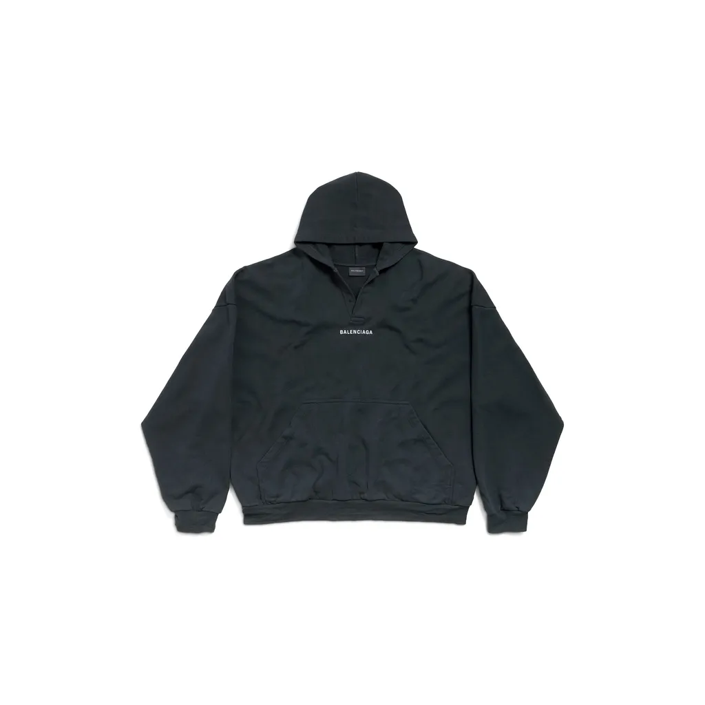 Back Polo Hoodie
