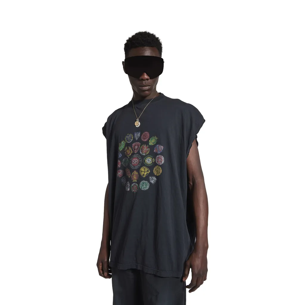 Spiral Crest Sleeveless T-Shirt