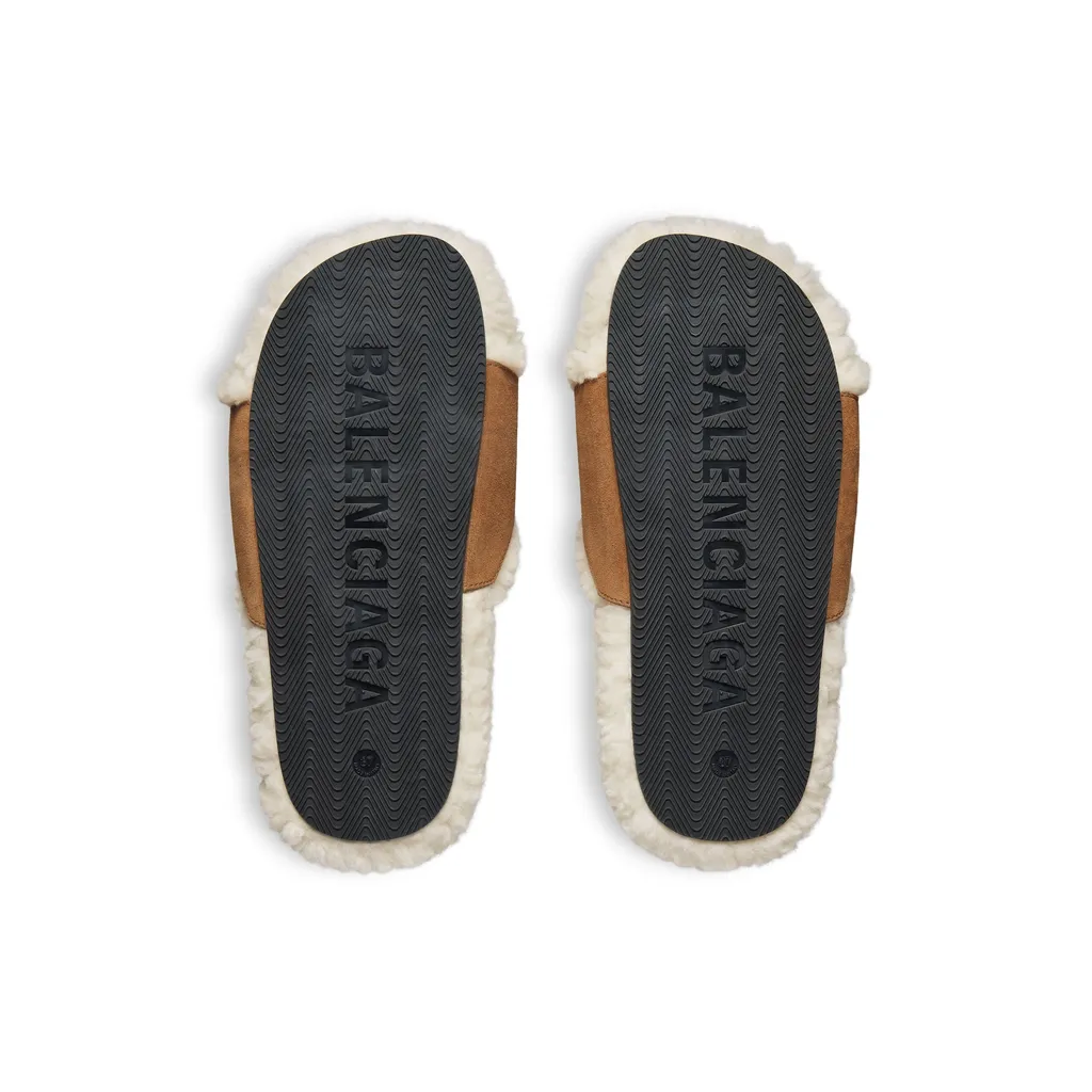 Furry Slide Sandal