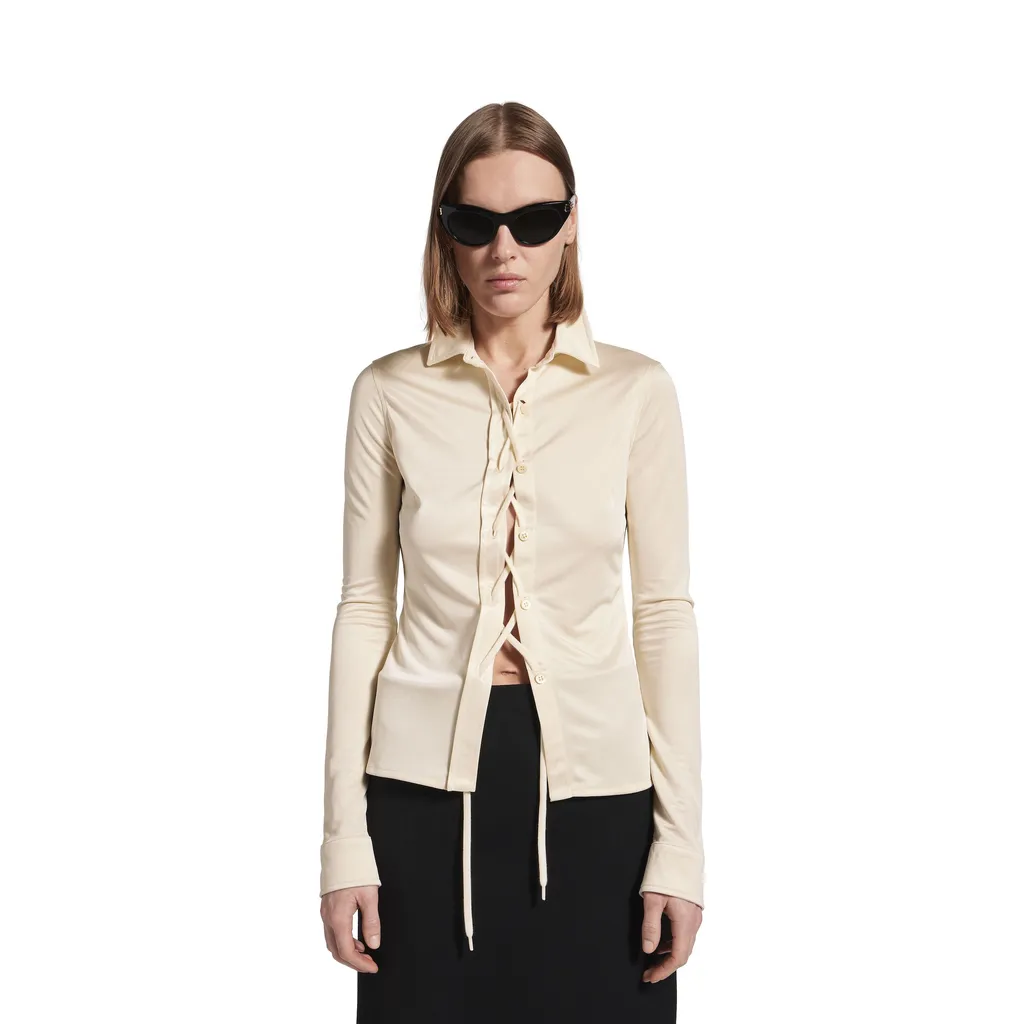 Lace-Up Shirt