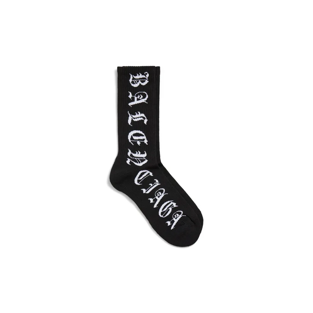 All-Around Blackletter Socks