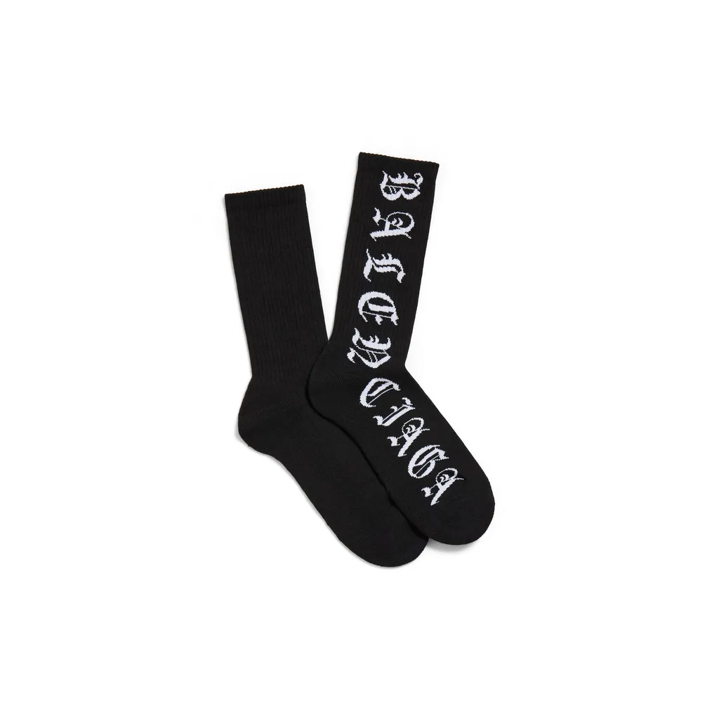 All-Around Blackletter Socks