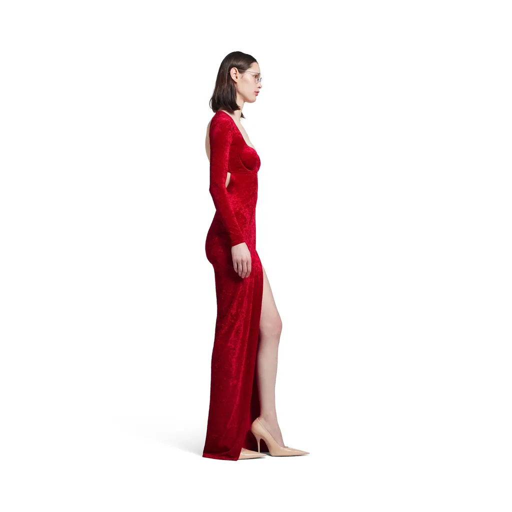 Draped Maxi Dress