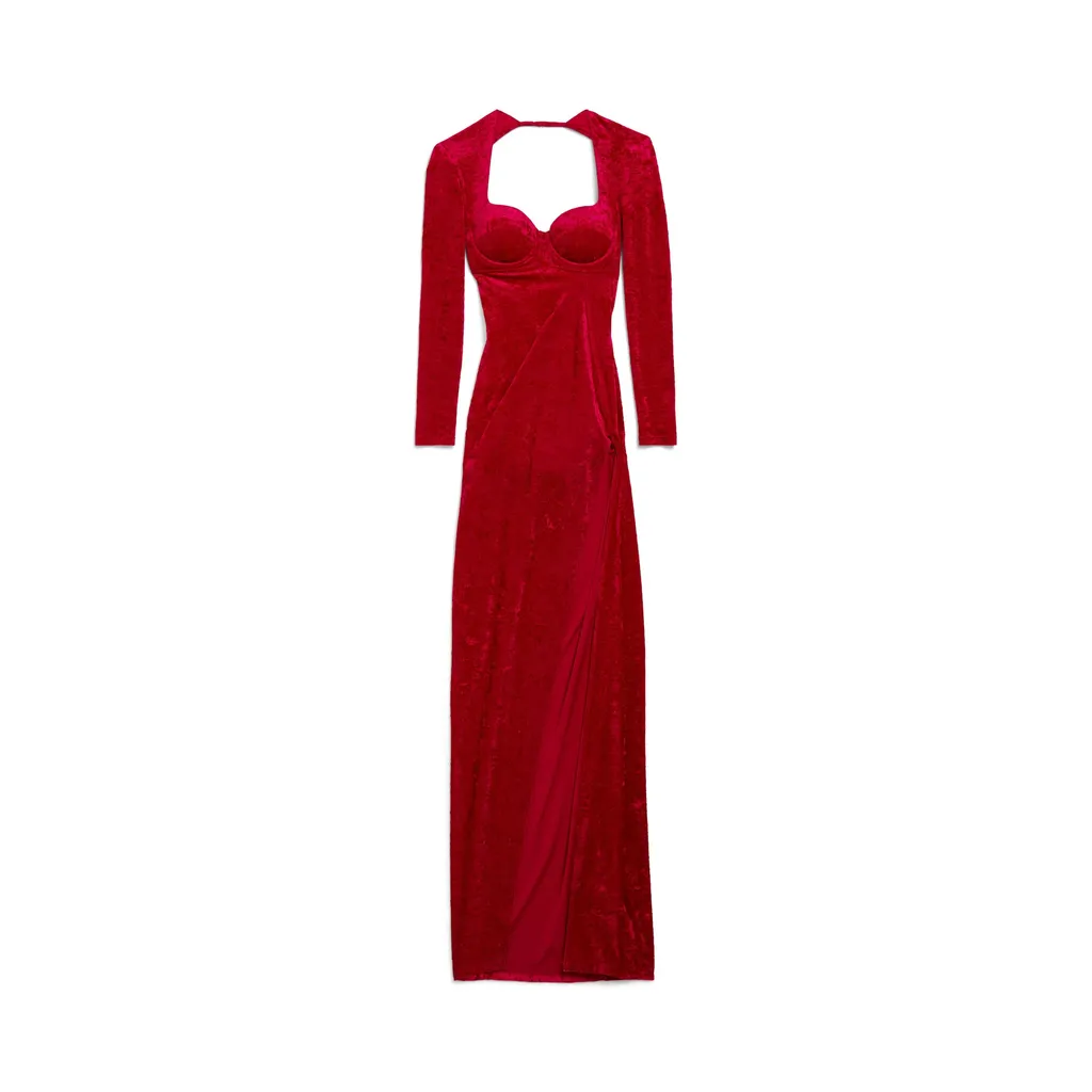 Draped Maxi Dress