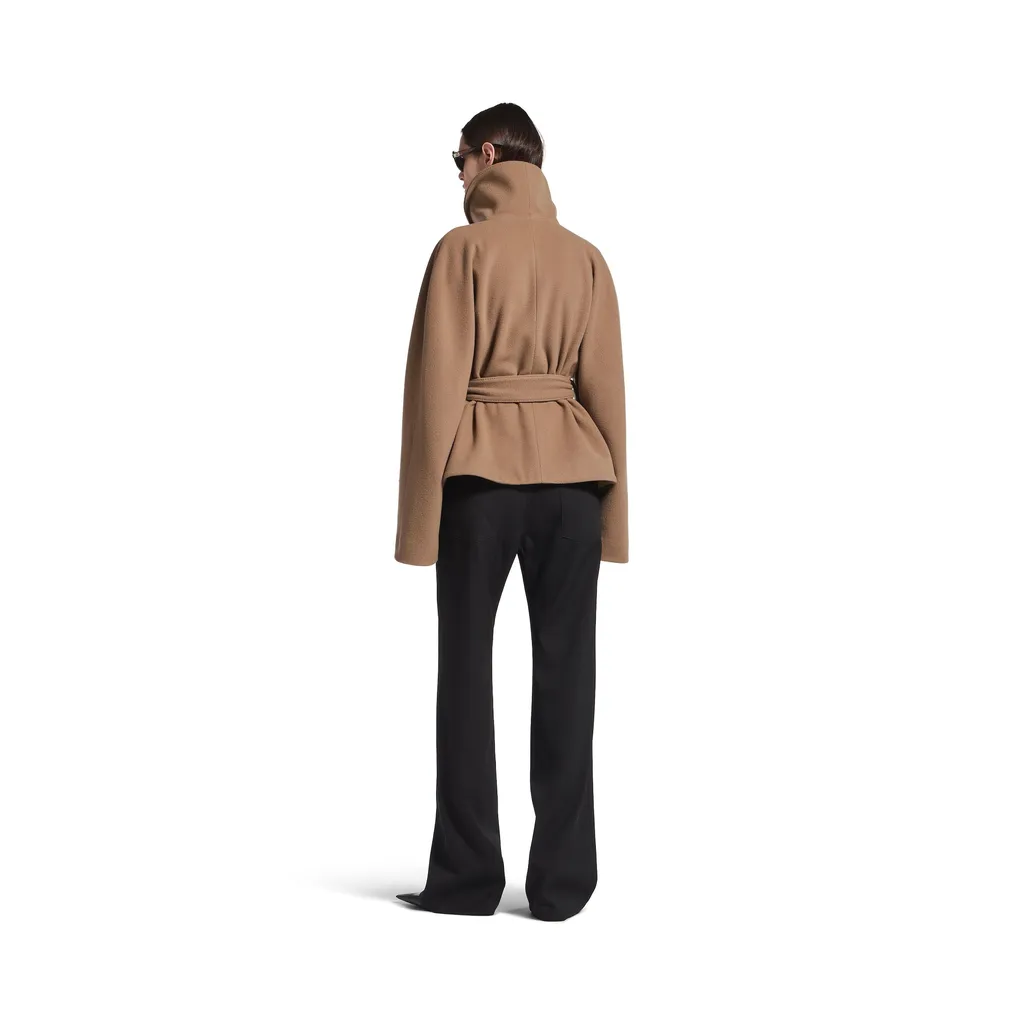 Short Wrap Coat
