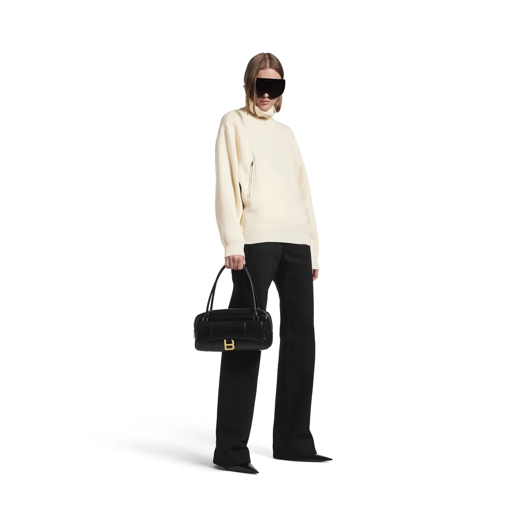 Back-To-Front High Neck Sweater