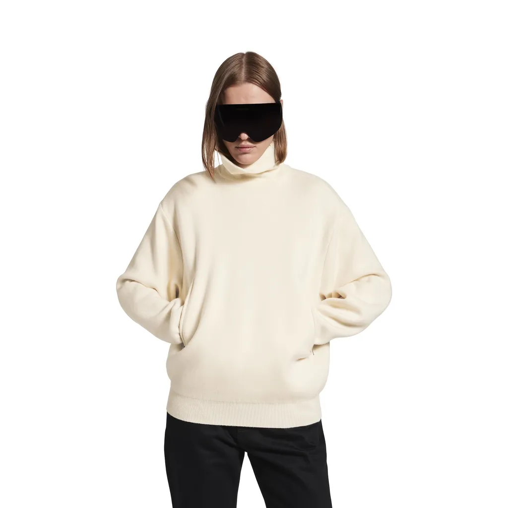 Back-To-Front High Neck Sweater