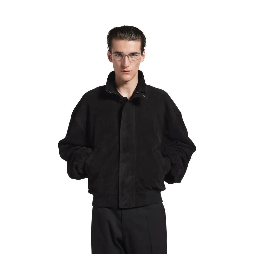 Blouson Suede Leather Jacket