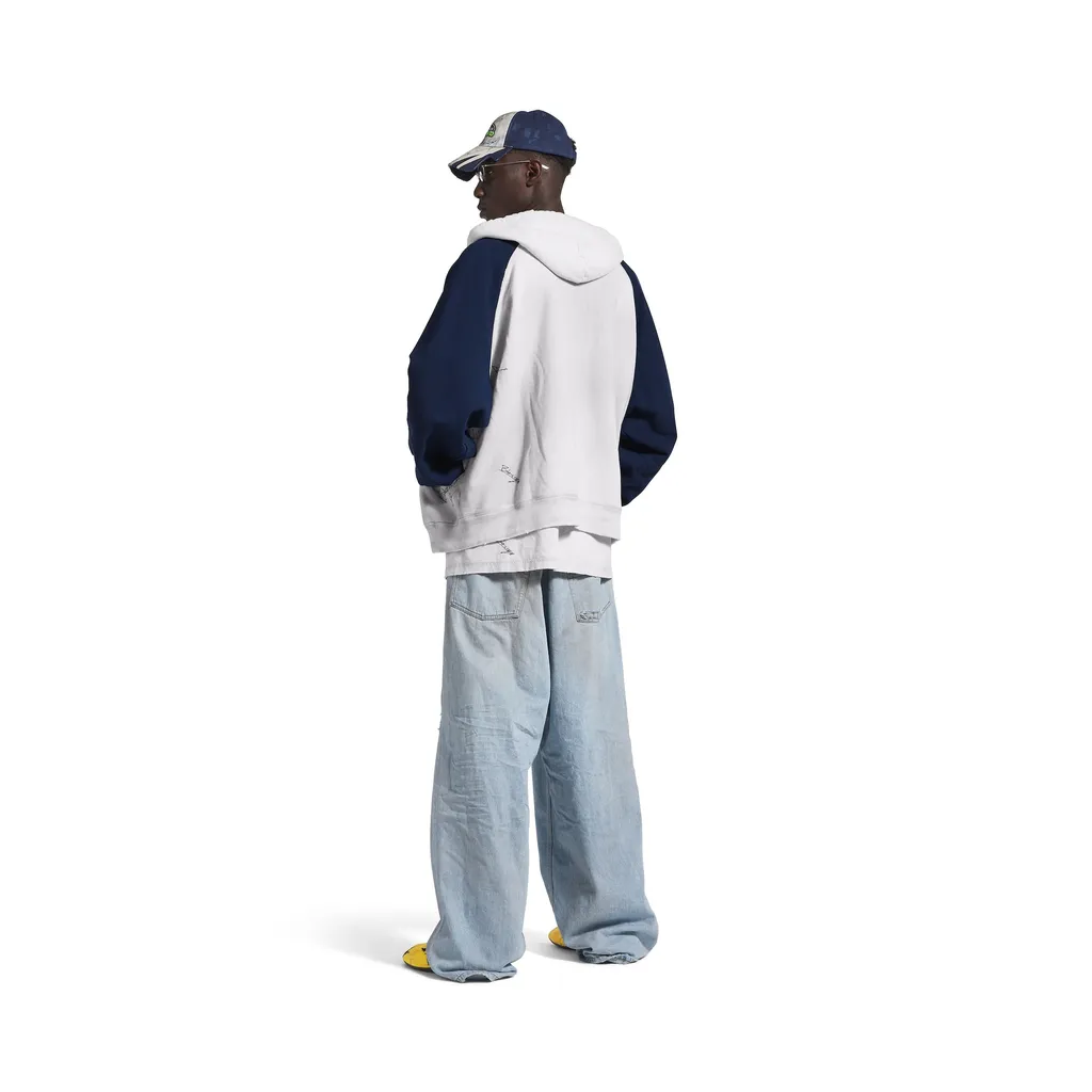 Banana Raglan Oversized Zip-Up Hoodie