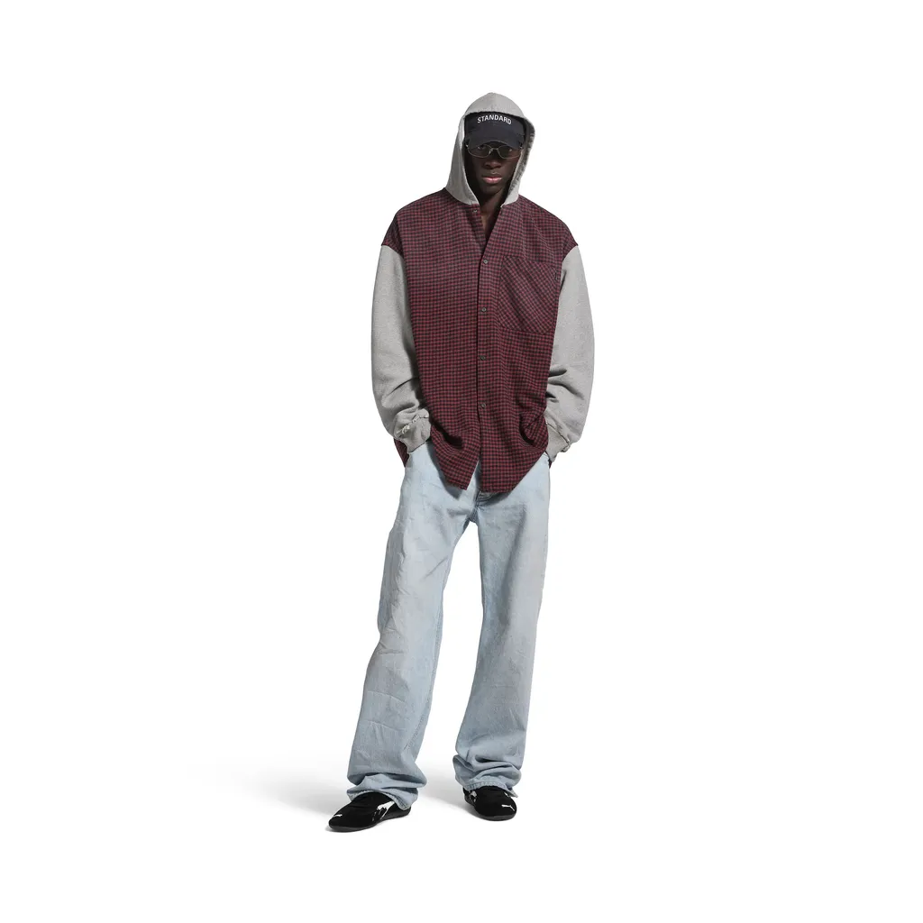 Hooded Hybrid Shirt