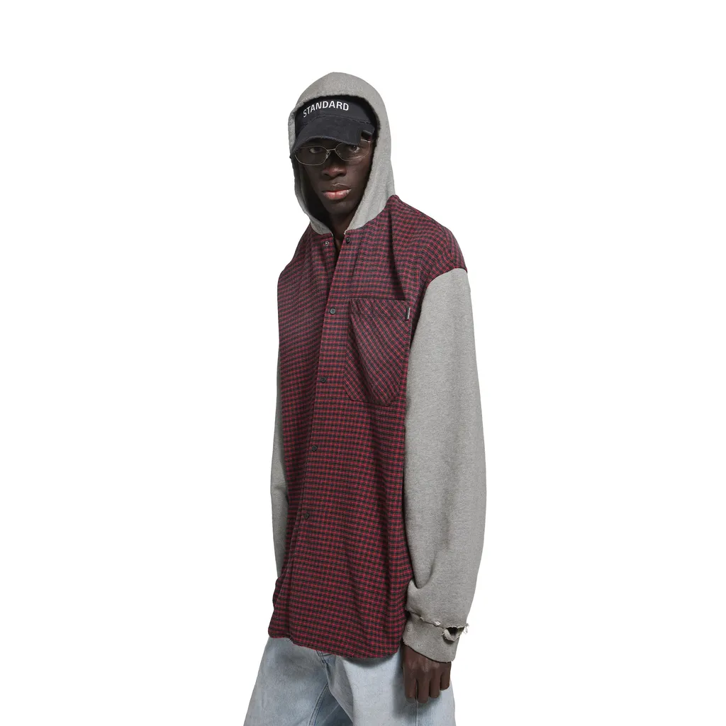 Hooded Hybrid Shirt