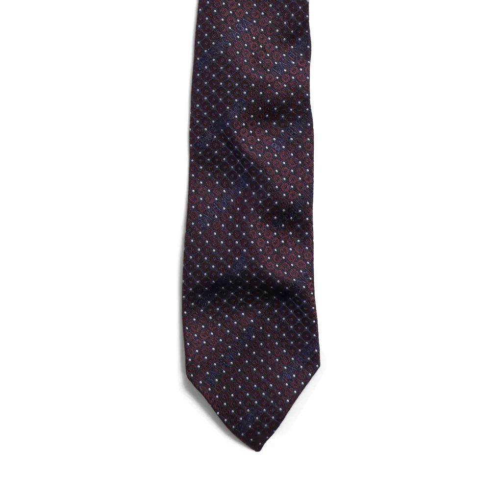 Bb Monogram Square Silk Jacquard Tie