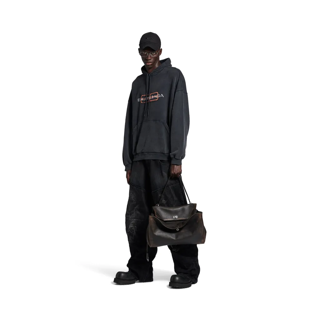 Bb Icon Stencil Hoodie Large Fit