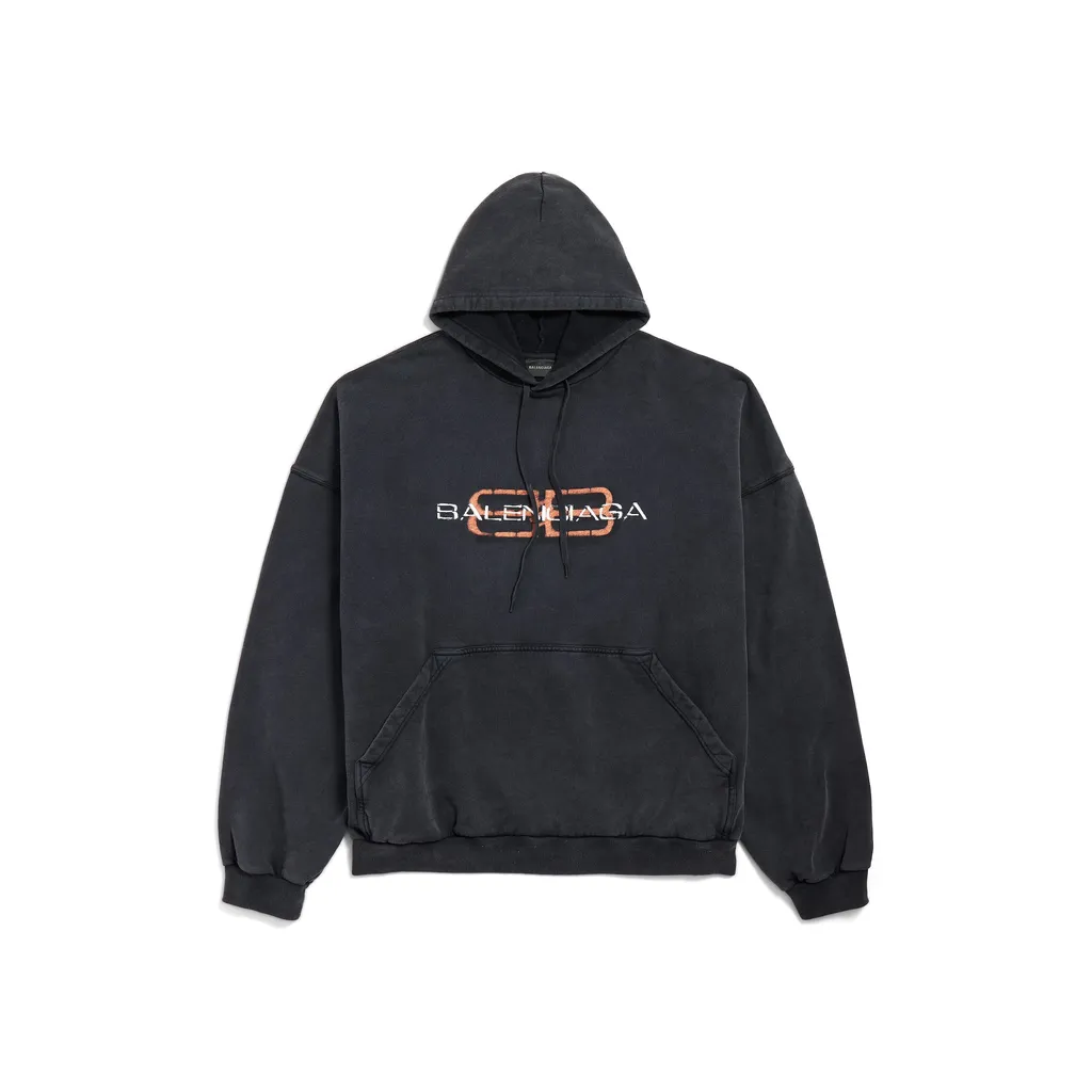 Bb Icon Stencil Hoodie Large Fit