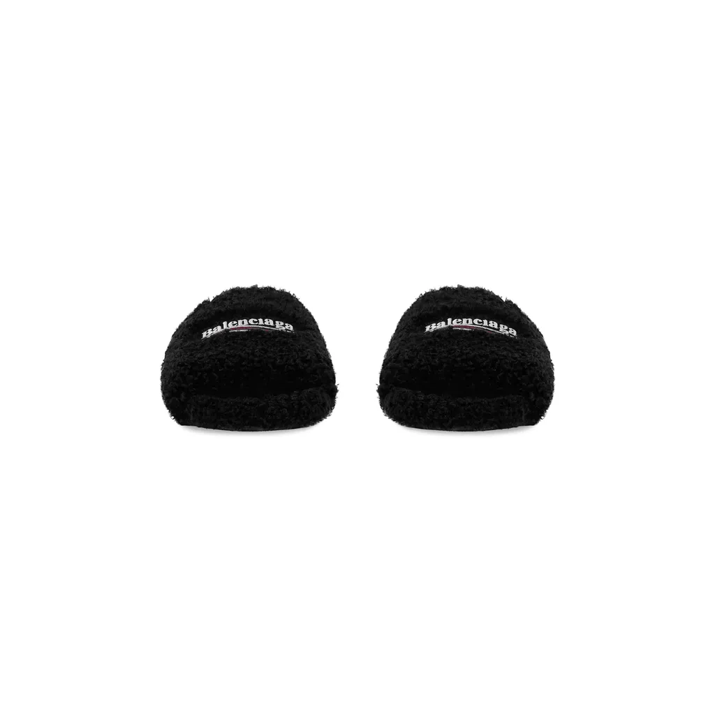 Furry Slide Sandal
