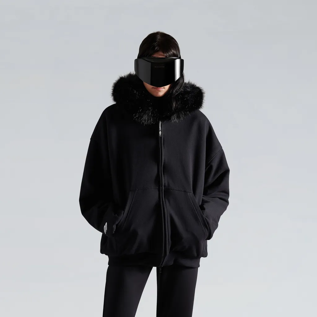 Fluffy Zip-Up Hoodie