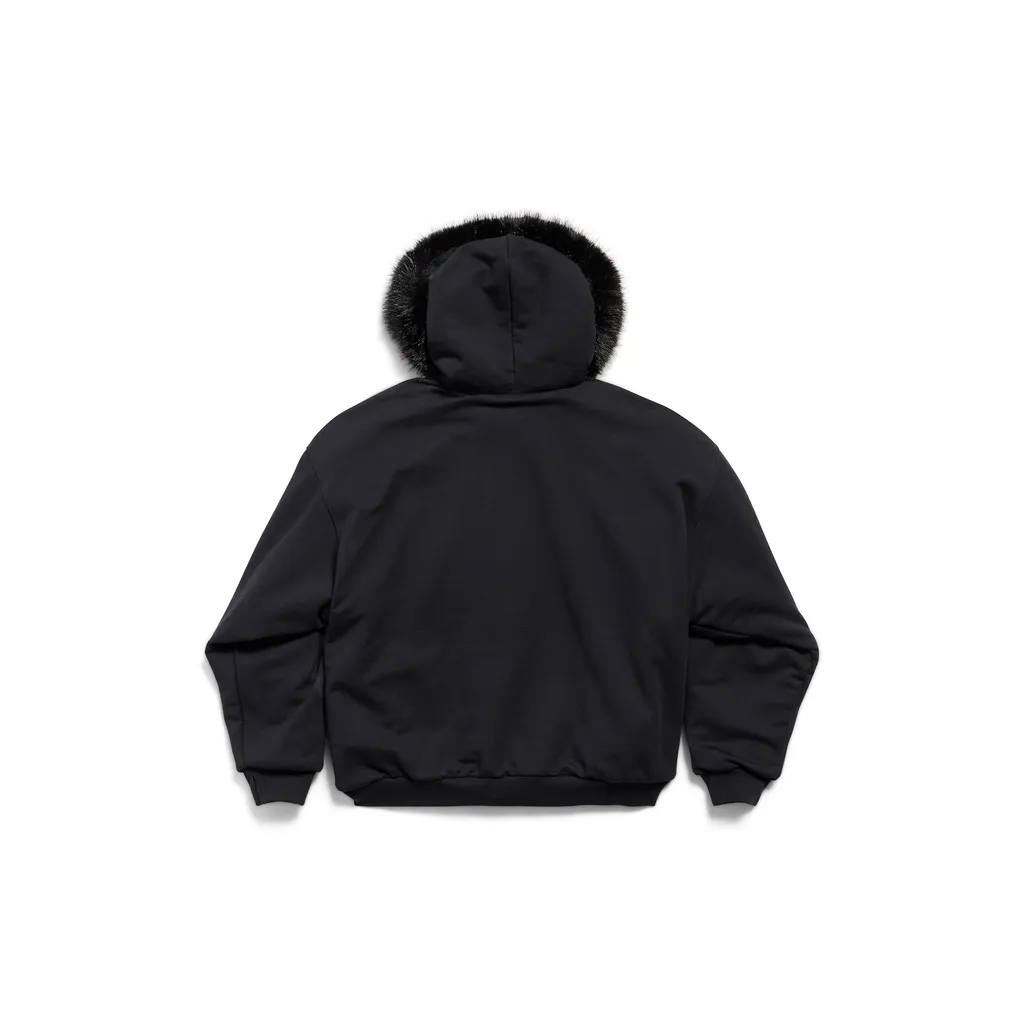 Fluffy Zip-Up Hoodie