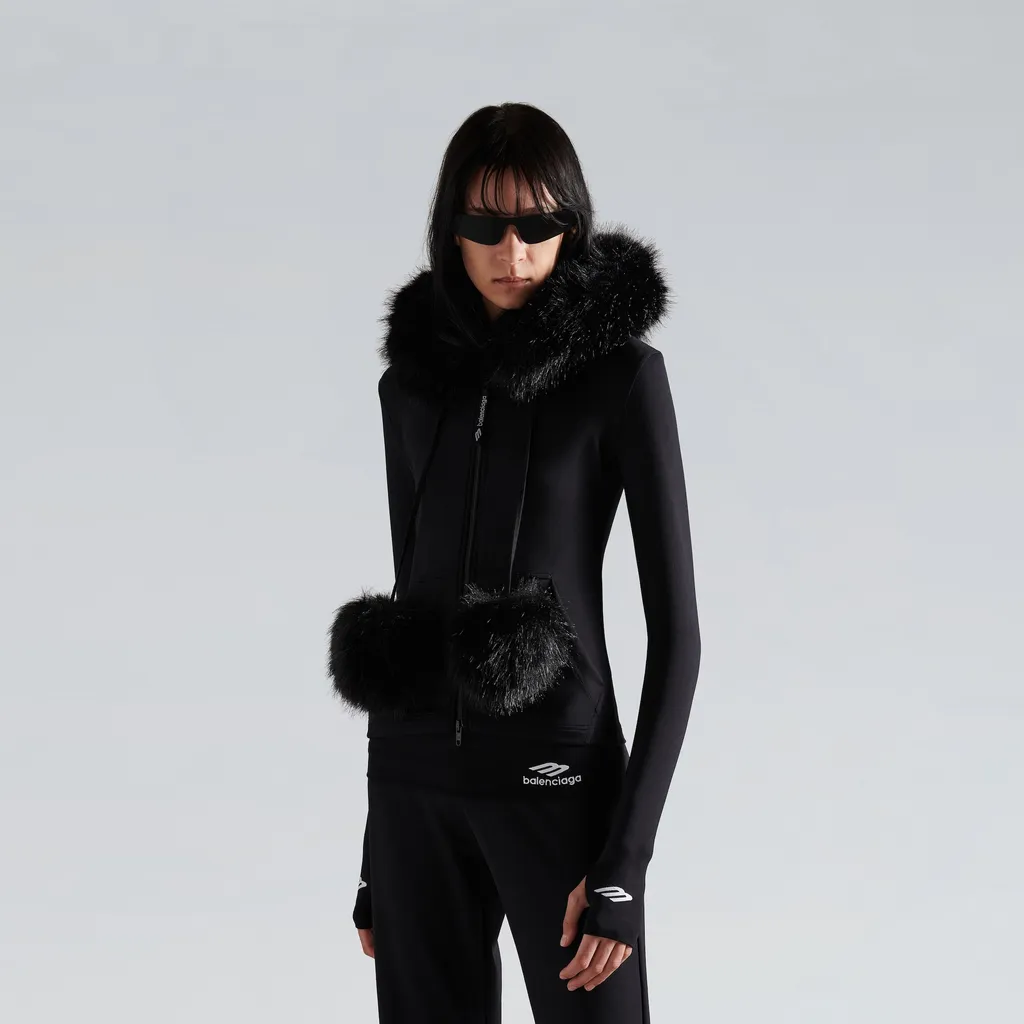 Fluffy Zip-Up Hoodie