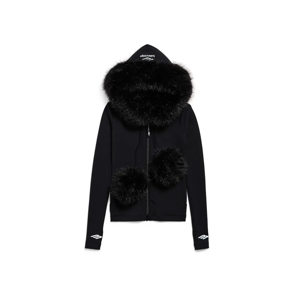 Fluffy Zip-Up Hoodie