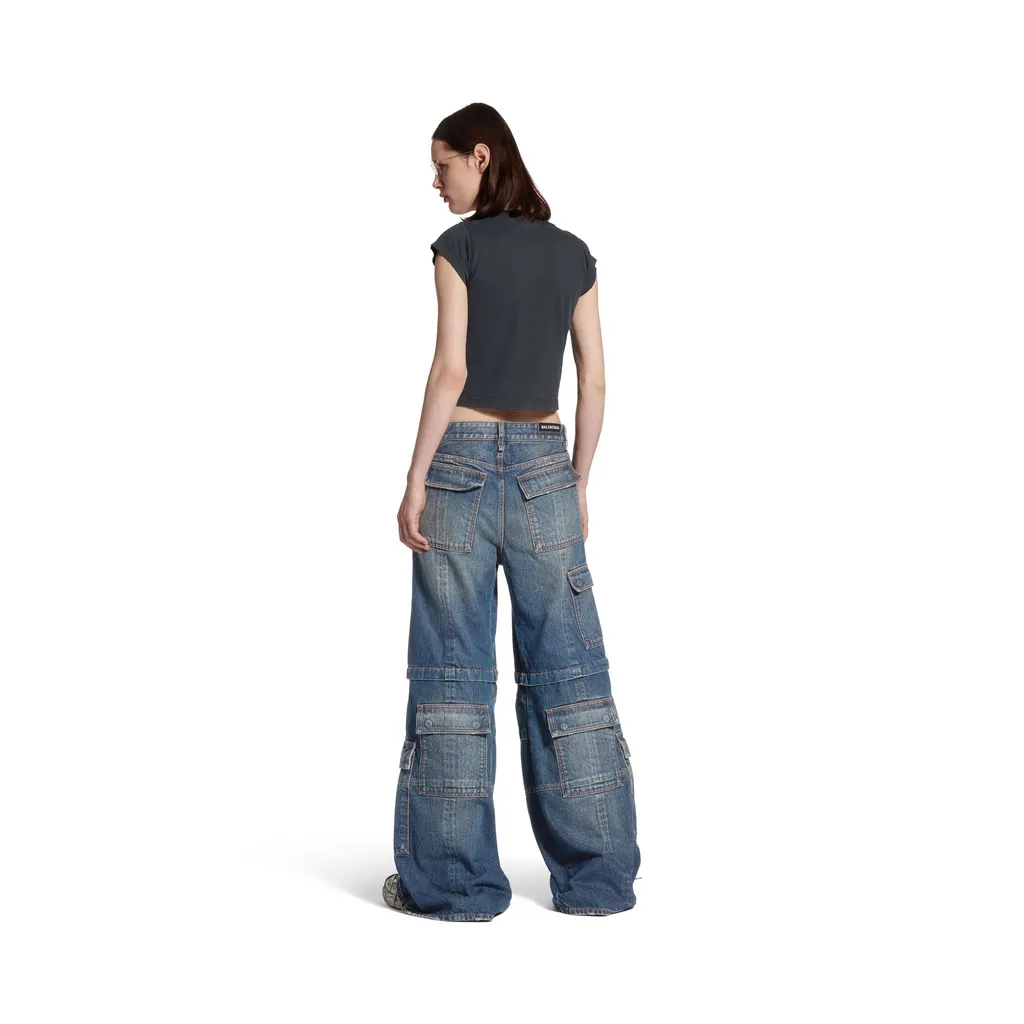 Flared Cargo Pants