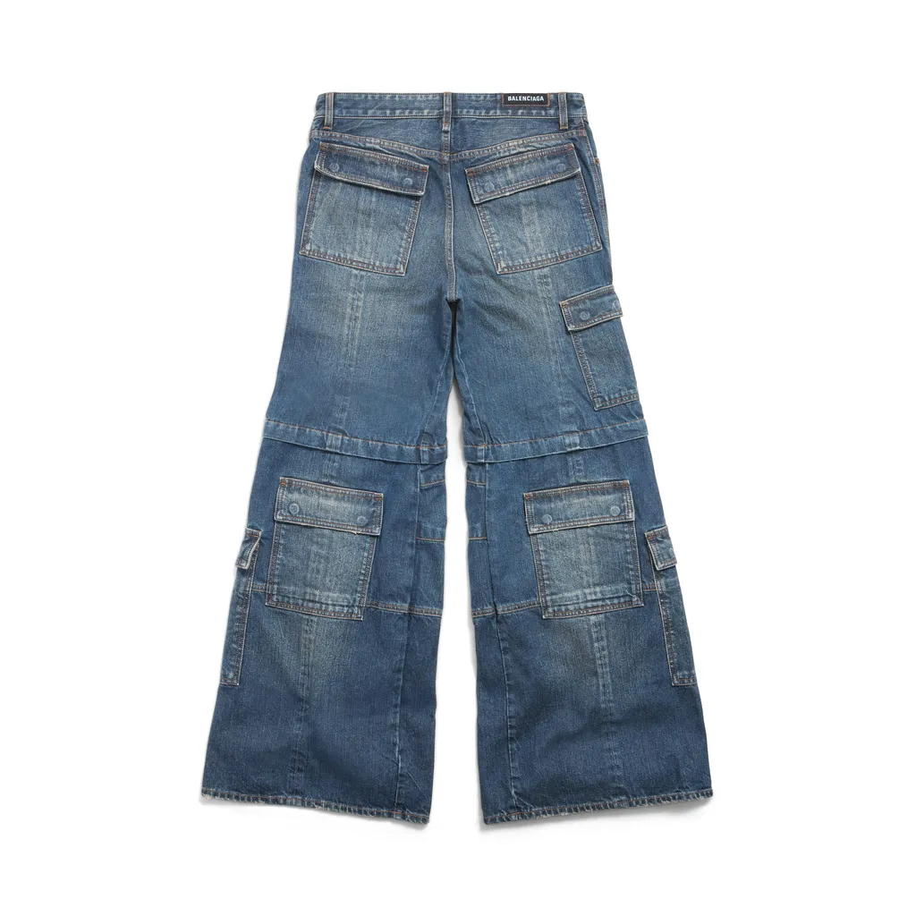 Flared Cargo Pants