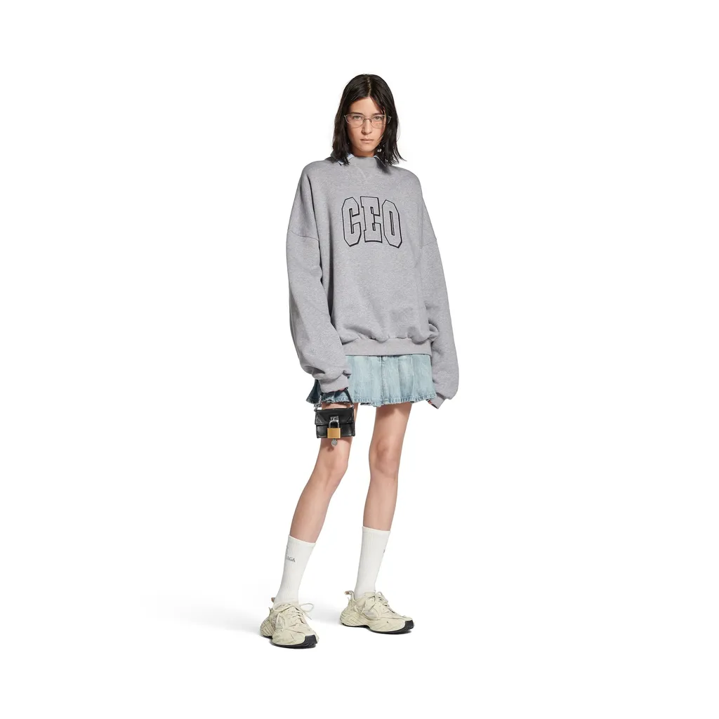 Ceo Team Logo Shirt Collar Crewneck