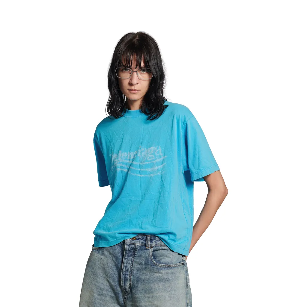 Washed Crayon Political T-Shirt Medium Fit