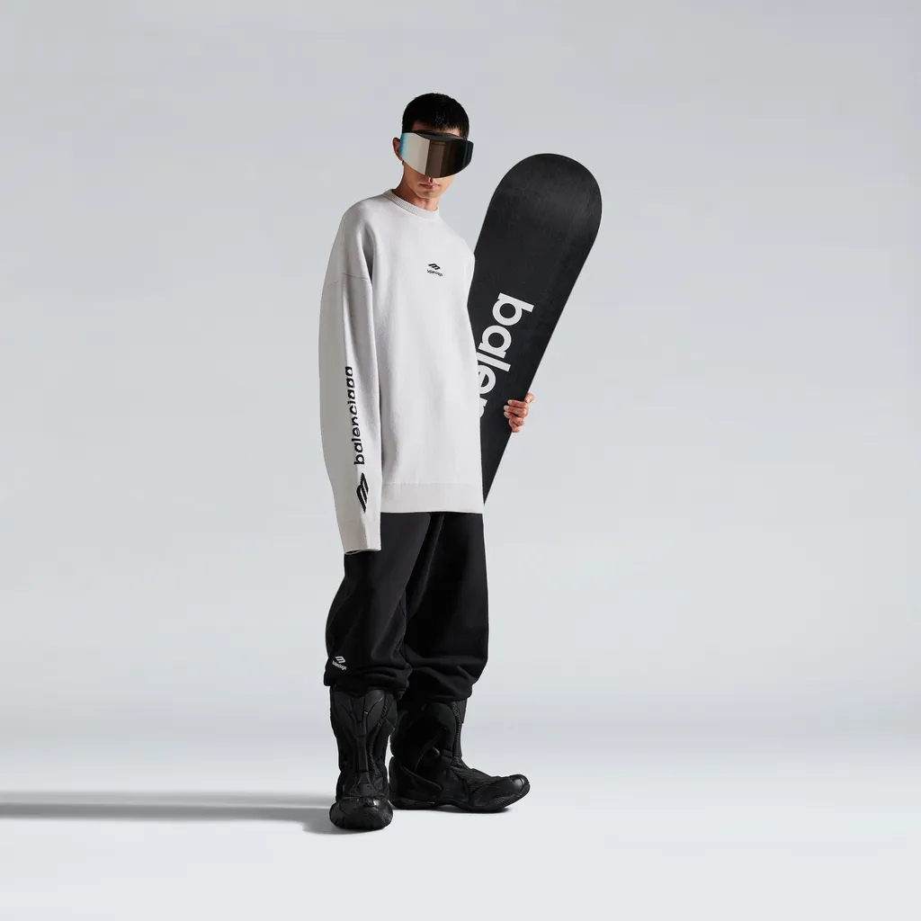 3B Sports Icon Ski Crewneck