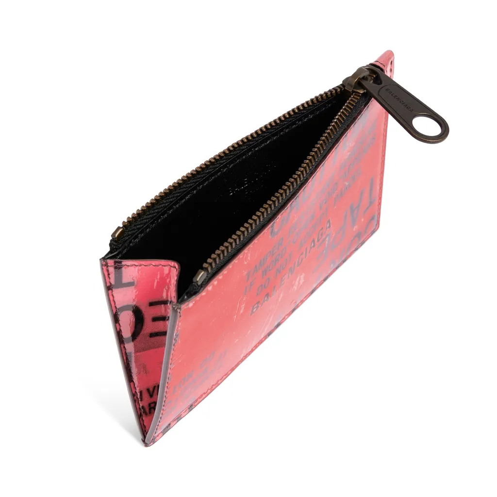 Tape Type Long Coin And Card Holder