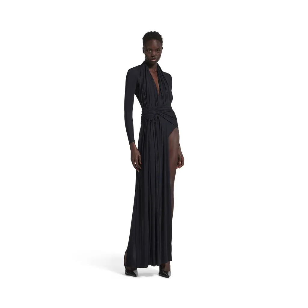 Draped Maxi Dress