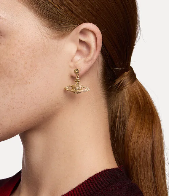 Mini Bas Relief Drop Earrings