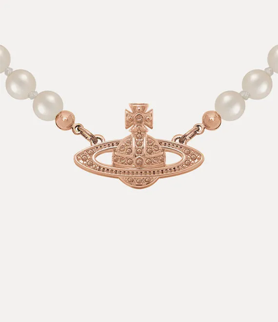 Mini Bas Relief Pearl Choker