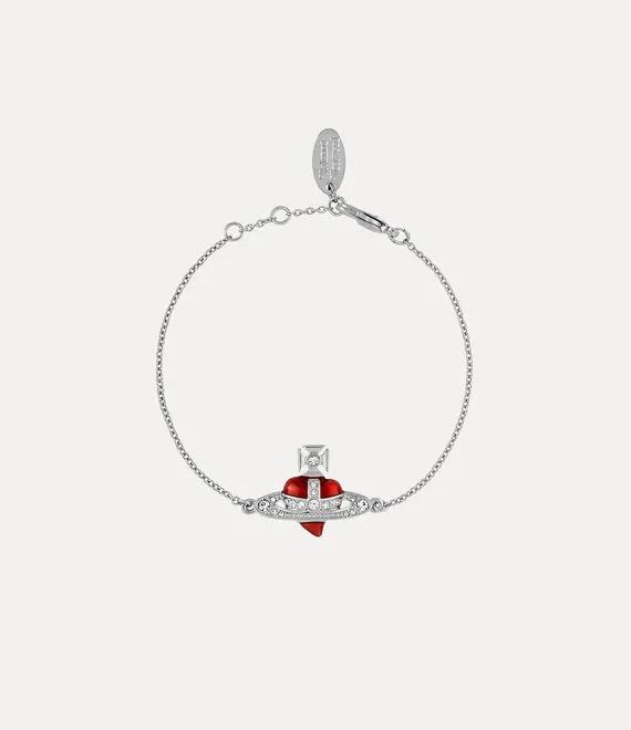 New Diamante Heart Bracelet