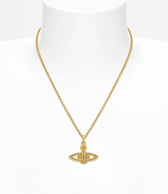 Mini Bas Relief Pendant Necklace