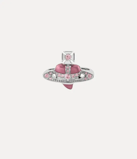 New Diamante Heart Ring
