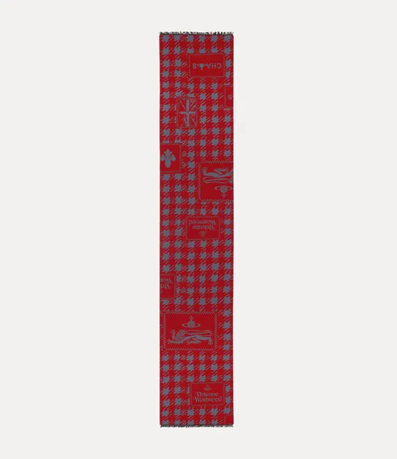 Dogtooth Badge Scarf